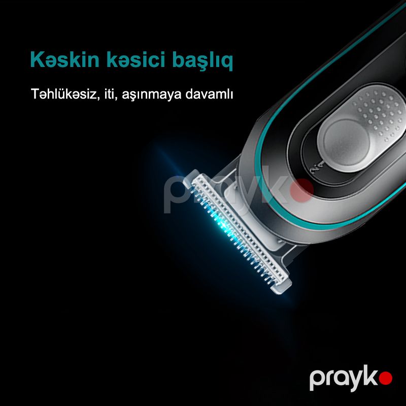 Yeni Peşəkar VGR Saç Kəsici Elektrikli Trimmer Kişilər üçün Səssiz Saç Kəsmə Ülgücü — Usturalar, trimmerler və epilyatorlar, Bakı (8)
