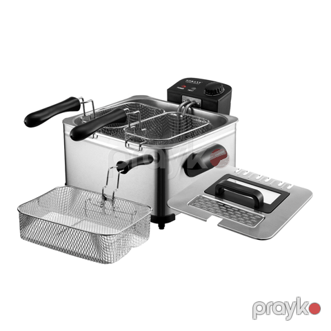 Sokany SK-10076 - Paslanmayan Polad Elektrikli Fritür, Məişət İstifadəsi üçün Professional Fritür — Bakı