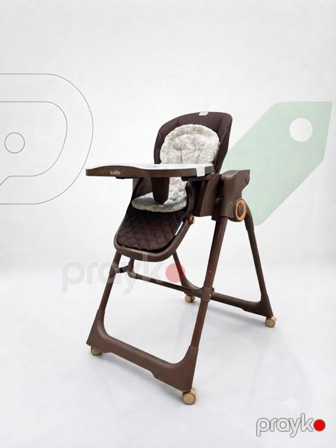 Uşaq yedizdirmə oturacağı Eco N-KD018, metal/plastik, 6-36 ay, tünd qəhvəyi — Bakı