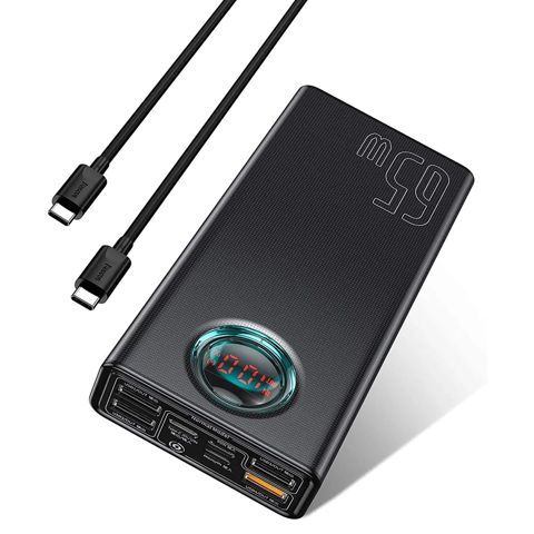 Baseus Amblight Digital Display Fast Charge Rəqəmsal Power Bank 30000mAh Tez Doldurma Enerji Bankı — Bakı