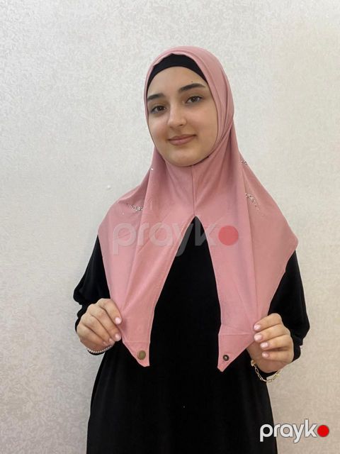 Hicab 4355, çəhrayı, parça, ölçü One size — Bakı