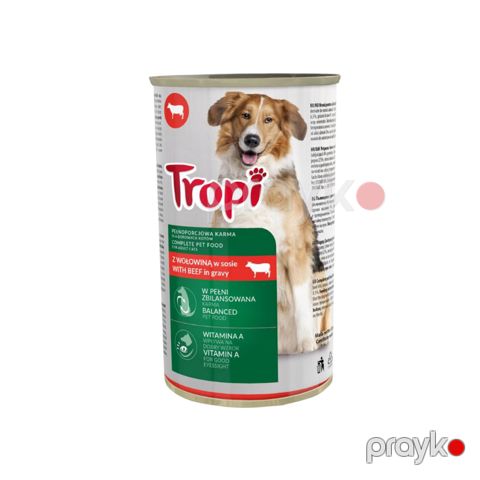 Konserv itlər üçün Tropi Mal əti 415 g — Bakı
