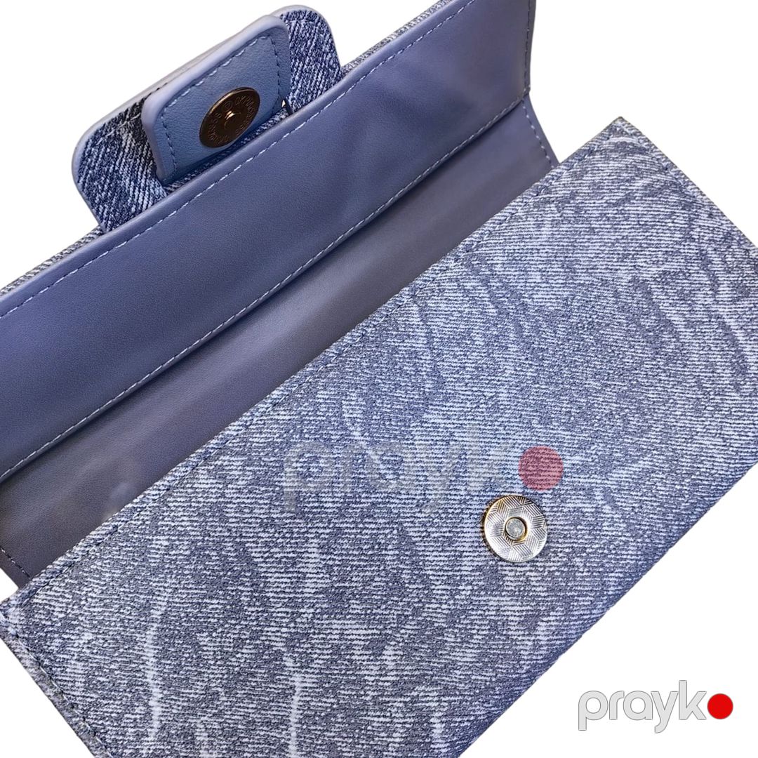 Pul kisəsi qadınlar üçün Love and Freedom AW34, mavi — Mallar, Bakı (2)