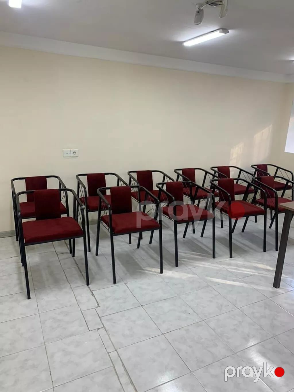 Tələbə/konfrans üçün yazı stolçalı oturacaqlar - Model: Armrestli — Stullar, Bakı (6)
