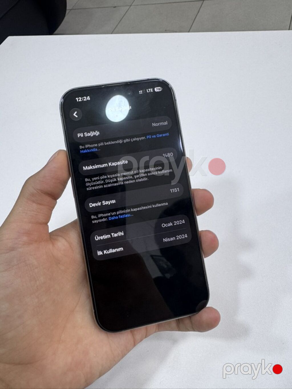 IPhone 15 Pro, 128 GB, Space Gray, Face ID — Apple iPhone, Bakı (2)