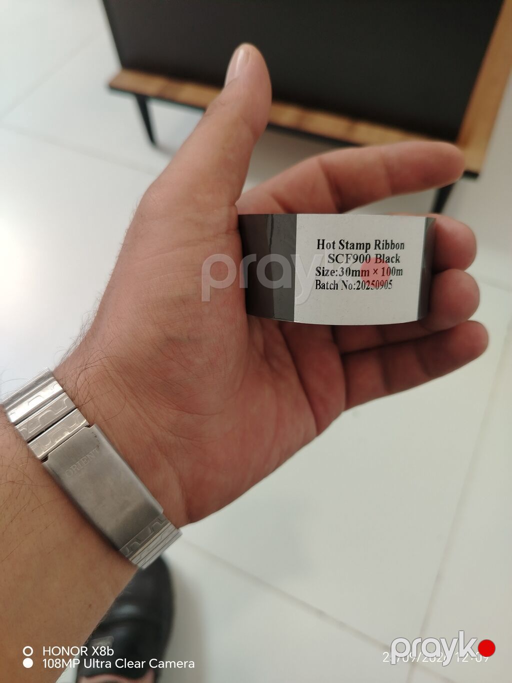 Hot Stamp Ribbon – SCF900, Black - Növ: Hot stamp ribon — İstehlak malları və aksesuarlar, Bakı (4)