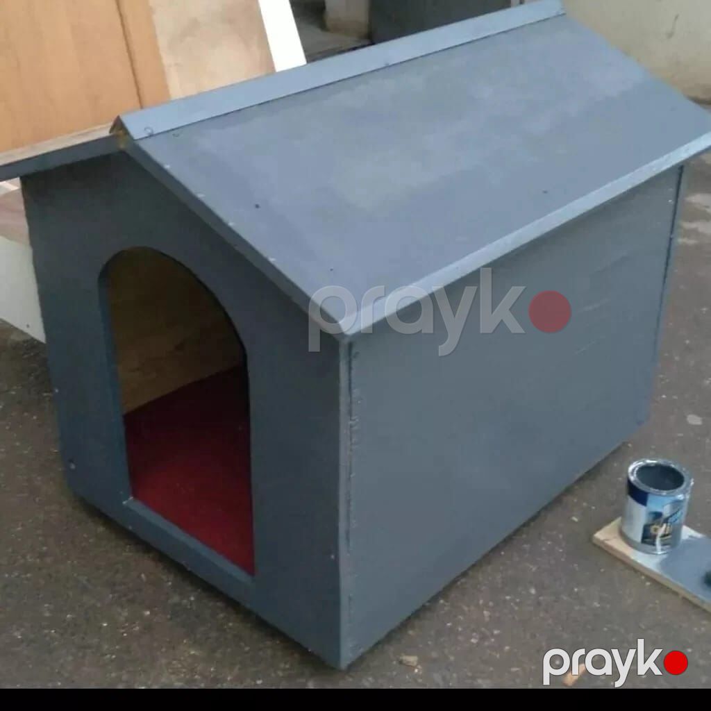 Möhkəm materialdan hazırlanmış it/kötük evi - Konstruksiya: İkiqat — Kunalar, Bakı (4)