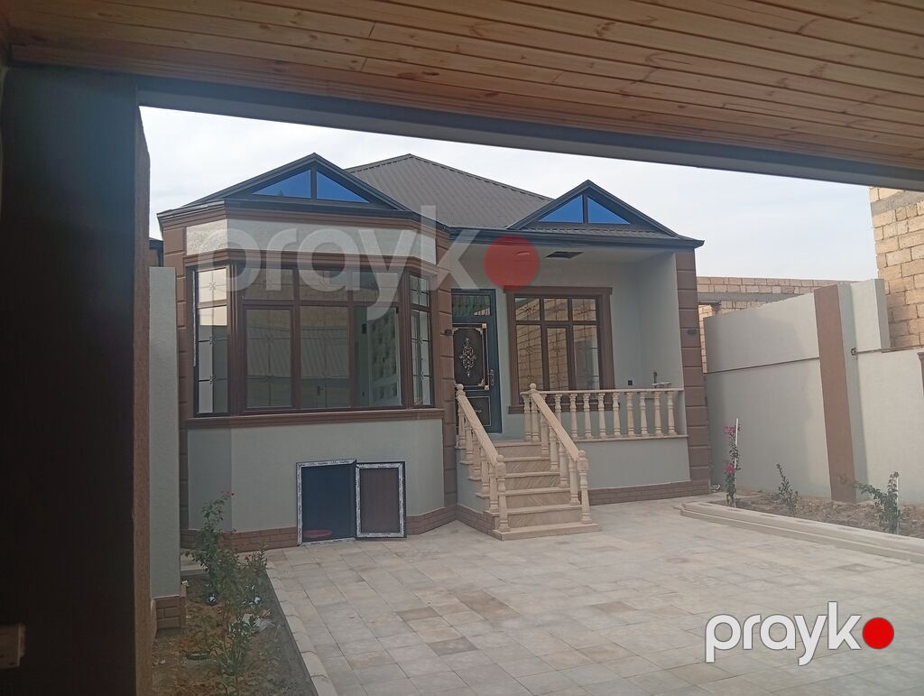 3 otaqlı, 90 kv. m, Yeni təmirli — Ev, villa, Masazır (9)
