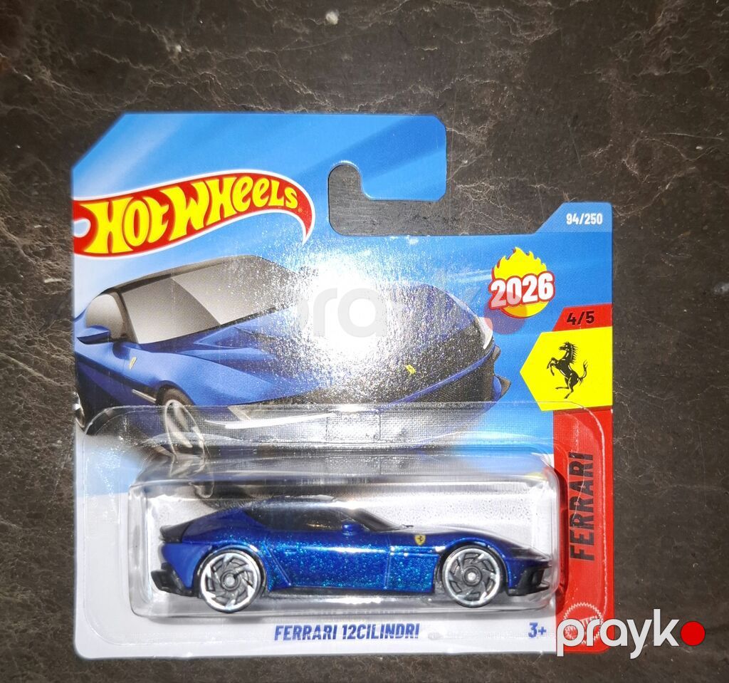 Hot Wheels Ferrari 12Cilindri (2026) kolleksiya modeli - Brend: Hot — Modellar, Bakı (2)