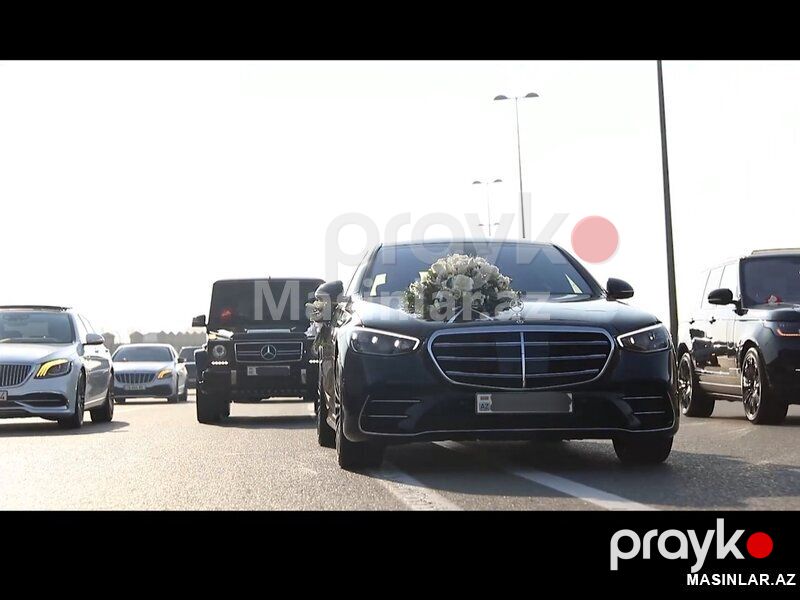 Mercedes S class 2022, 2023 il — Minik avtomobili icarəsi, Bakı (7)