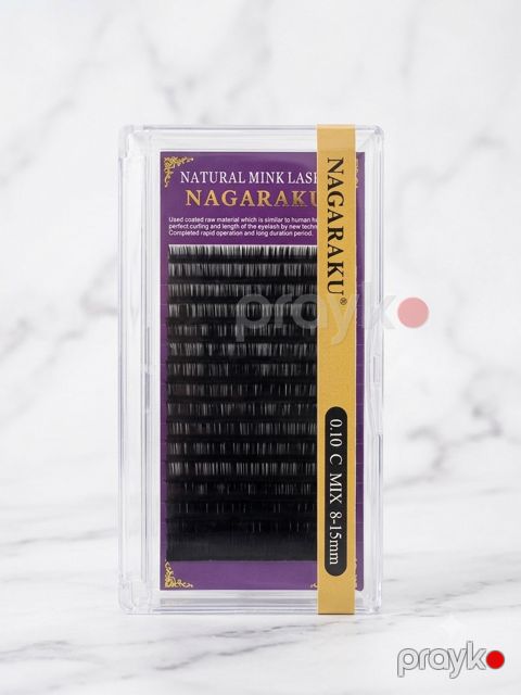 Süni kirpiklər Nagaraku, Qara, 0.10 mm — Bakı