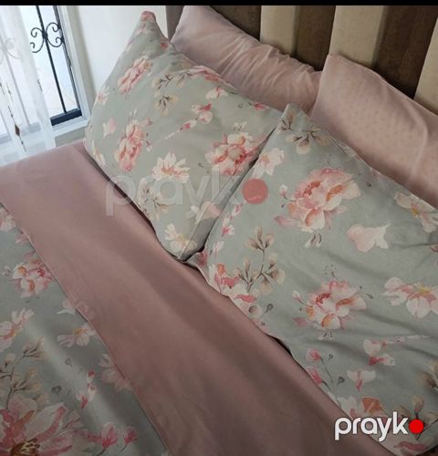 Yataq dəsti 5404, yorğan üzü 200x220 sm, mələfə 160x200 sm, yastıq üzlər 50х70 sm, pambıq — Bakı