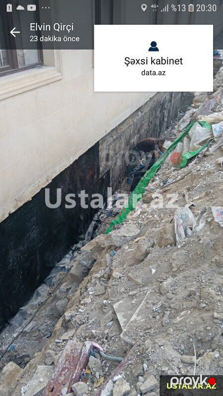 Tol və izolyasiya isleri — Dam və örtüklər, Bakı (4)