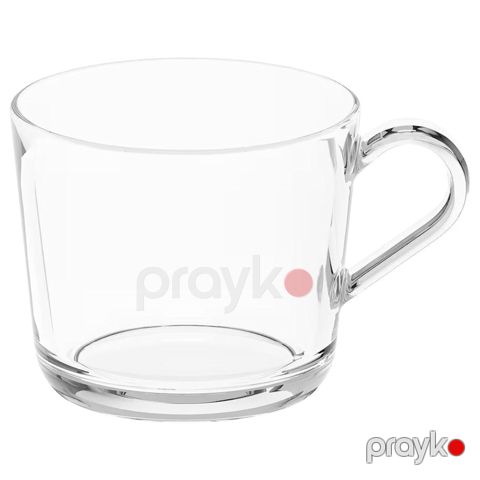Krujka Ikea 365+, 240 ml, şəffaf şüşə — Bakı