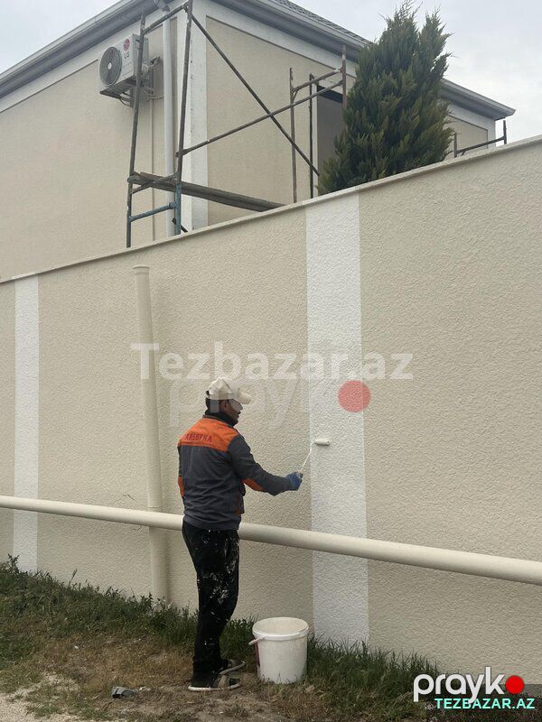 Fasad İşləri – Tarsofka və Silikonlu Boya — Fasad işləri, Bakı (6)