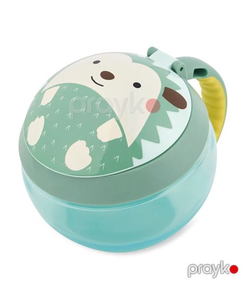 Qəlyanaltı üçün konteyner Skip Hop Zoo Hedgehog, 222 ml, 12 aydan — Bakı