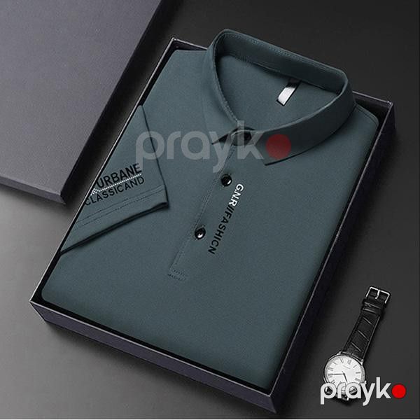 Kişilər üçün polo EB_1074, yaşıl, pambıq, ölçü M — Mallar, Bakı (3)