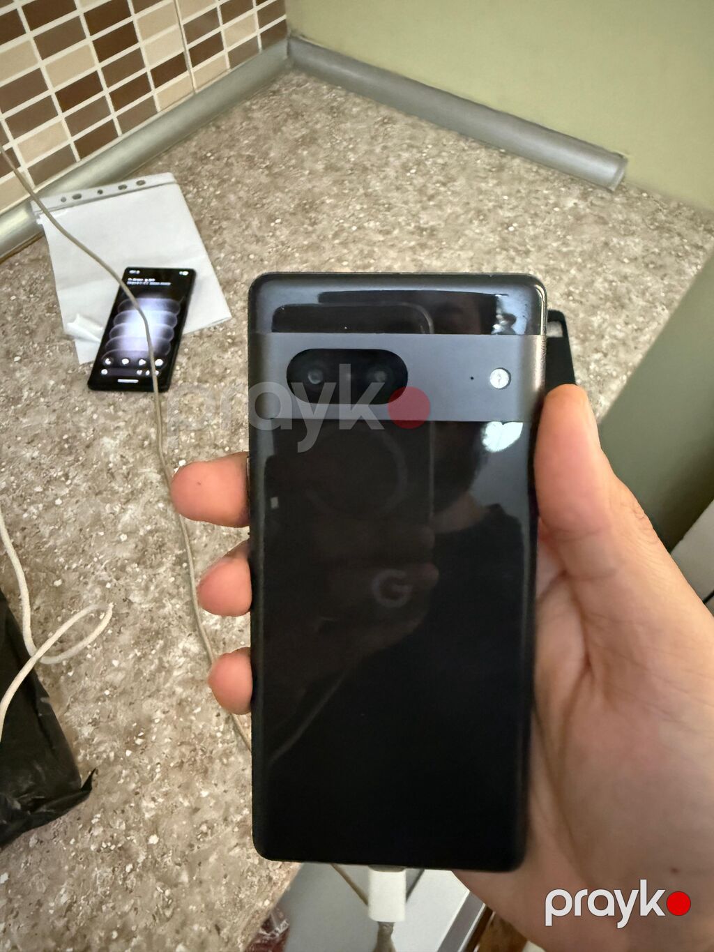 Google Pixel 7, 128 GB, rəng - Qara, Barmaq izi — Smartfonlar, Bakı (2)