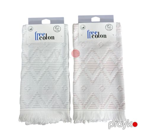 Mətbəx üçün dəsmal dəsti, pambıq, ağ, 40x60 sm — Bakı