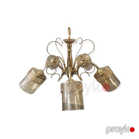Tavan çılçırağı 100B55029 55х55x45 sm, qızılı — Bakı