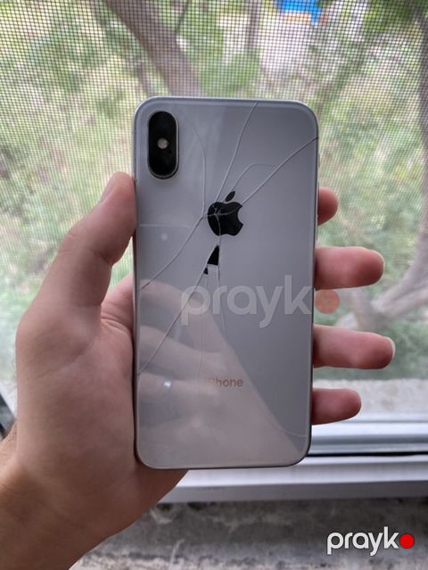 IPhone X, 64 GB, Gümüşü, Face ID — Bakı