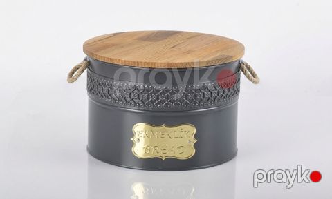 Çörək qabı CMS, metal, boz/qızılı — Bakı