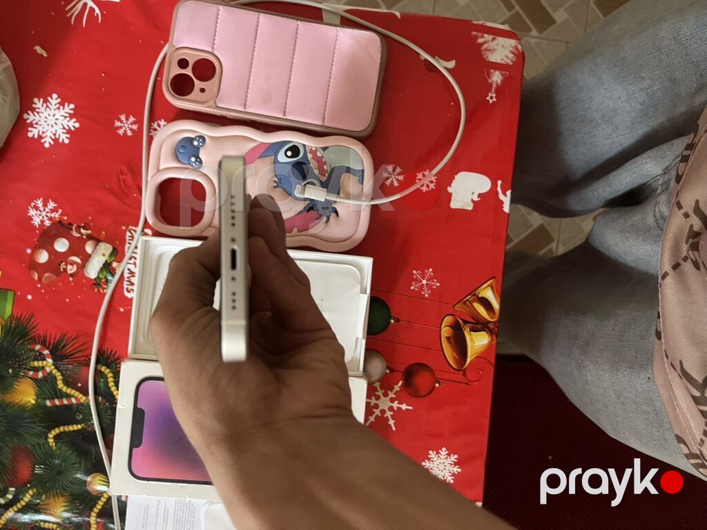 IPhone 14, 128 GB, Ağ, Zəmanət, Simsiz şarj, Face ID — Apple iPhone, Digah (7)