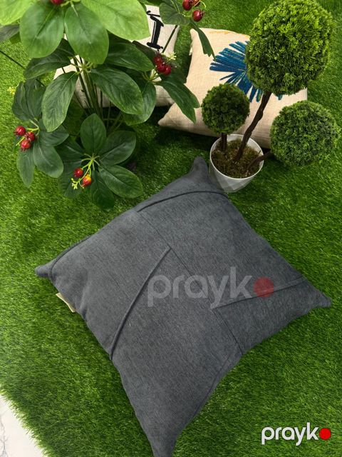 Dekorativ yastıq Annaberry 70, boz, 50x50 sm — Bakı