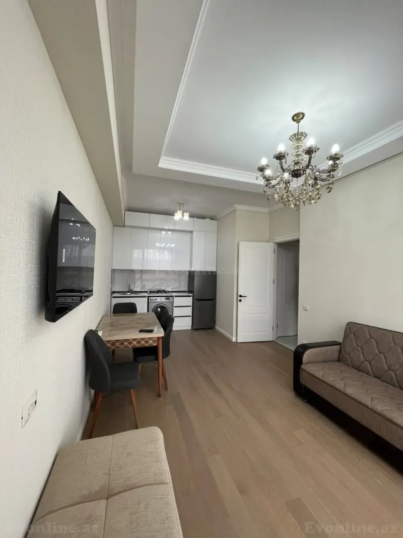 Kirayə verilir 2 otaqlı Mənzil Yeni tikili 47 m² Bakı, Yasamal r — Bakı