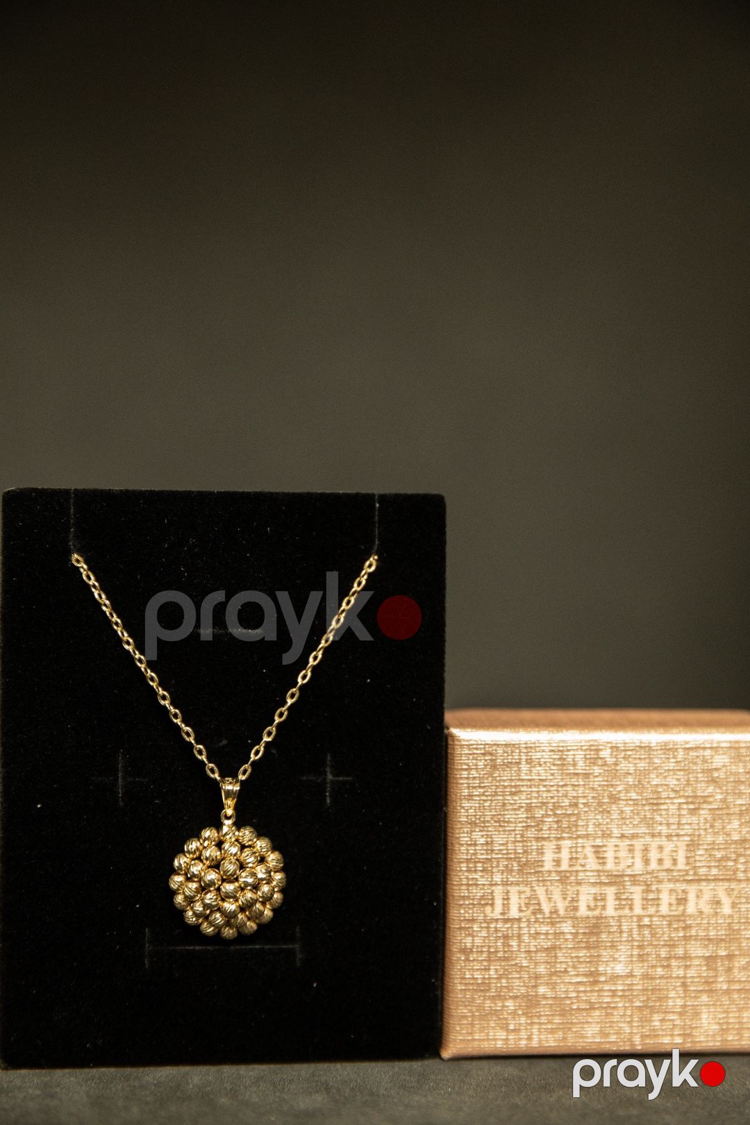 Kulonlu zəncir Habibi Jewellery HJ195, qızıl 585 əyar — Mallar, Bakı (2)