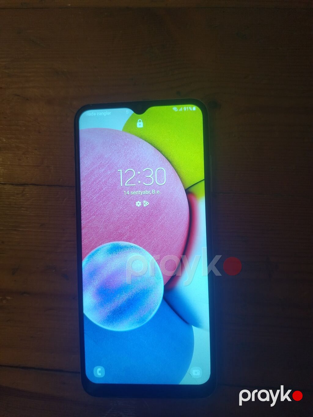 Samsung Galaxy A03s, 64 GB, rəng - Ağ, Barmaq izi — Samsung, Bakı (2)