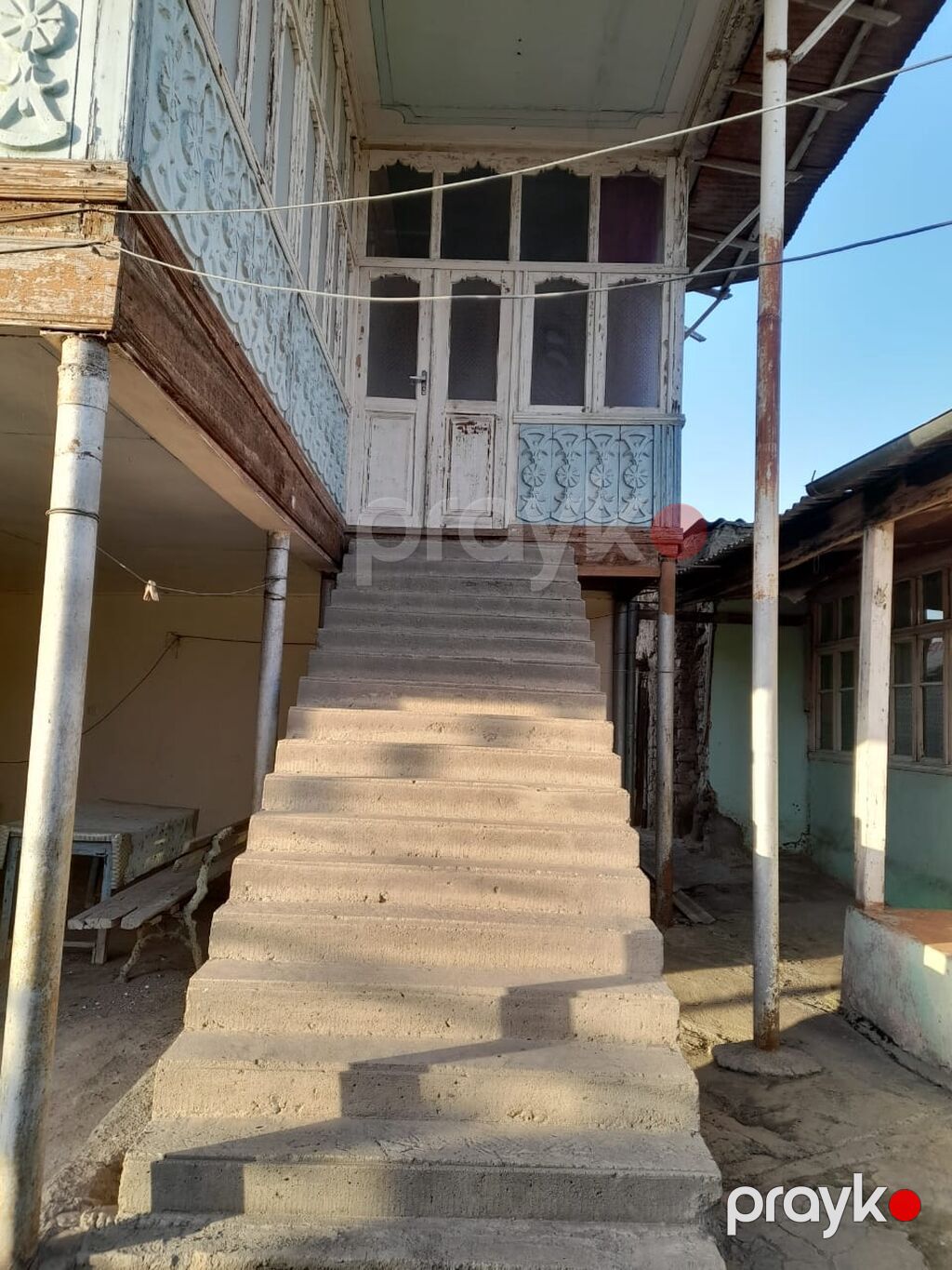 Köhnə üslubda, həyətyanı sahəsi olan təkmərtəbəli ev - Giriş: ağ — Ev, villa, Şəmkir (10)