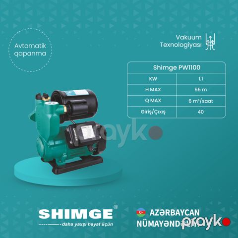 Elektrik nasos Shimge PW1100_1152 — Bakı