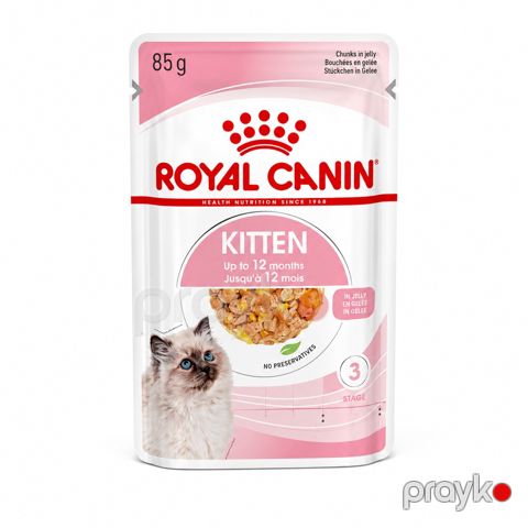 Nəm yem Royal Canin pişik balaları üçün, jeledə tikələr, 85 q — Bakı