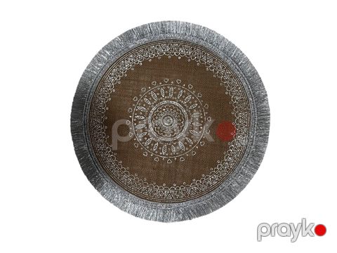 Qablar üçün altlıq dəsti FS-1215, parça, qəhvəyi, 35x35 sm, 12 əd — Bakı