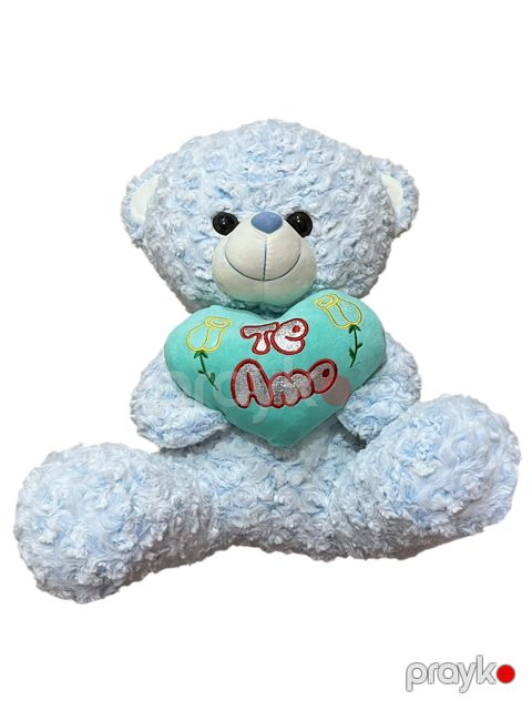 Yumşaq oyuncaq FSY-12090, peluş, mavi, 35 sm — Bakı