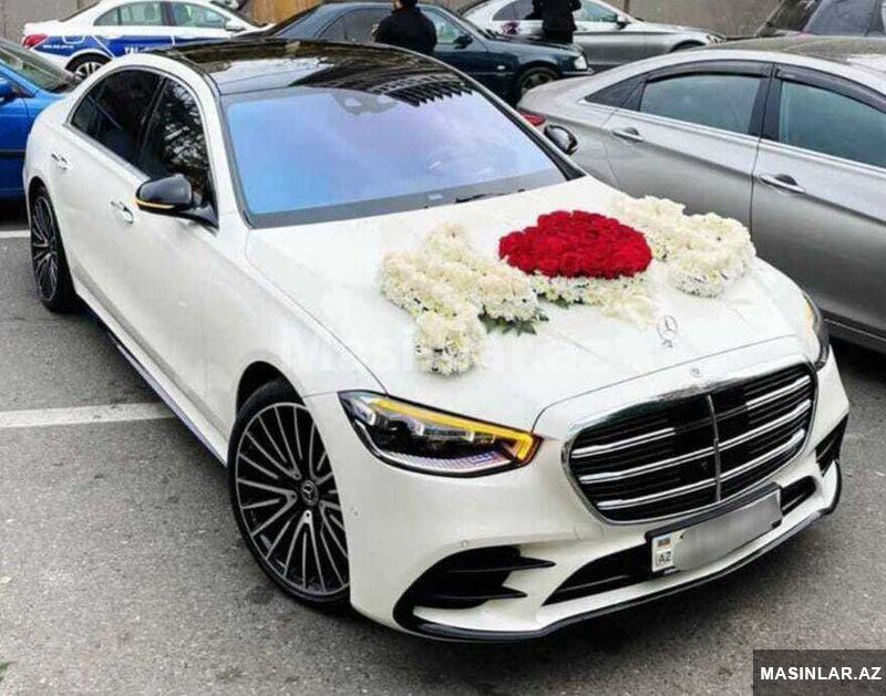 Mercedes sclass w223, 2023 il — Minik avtomobili icarəsi, Bakı (8)