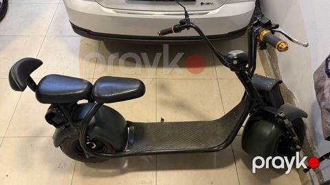 Elektrik skuter – “chopper” tərzində, geniş təkərli, iki nəfərlik — Bakı