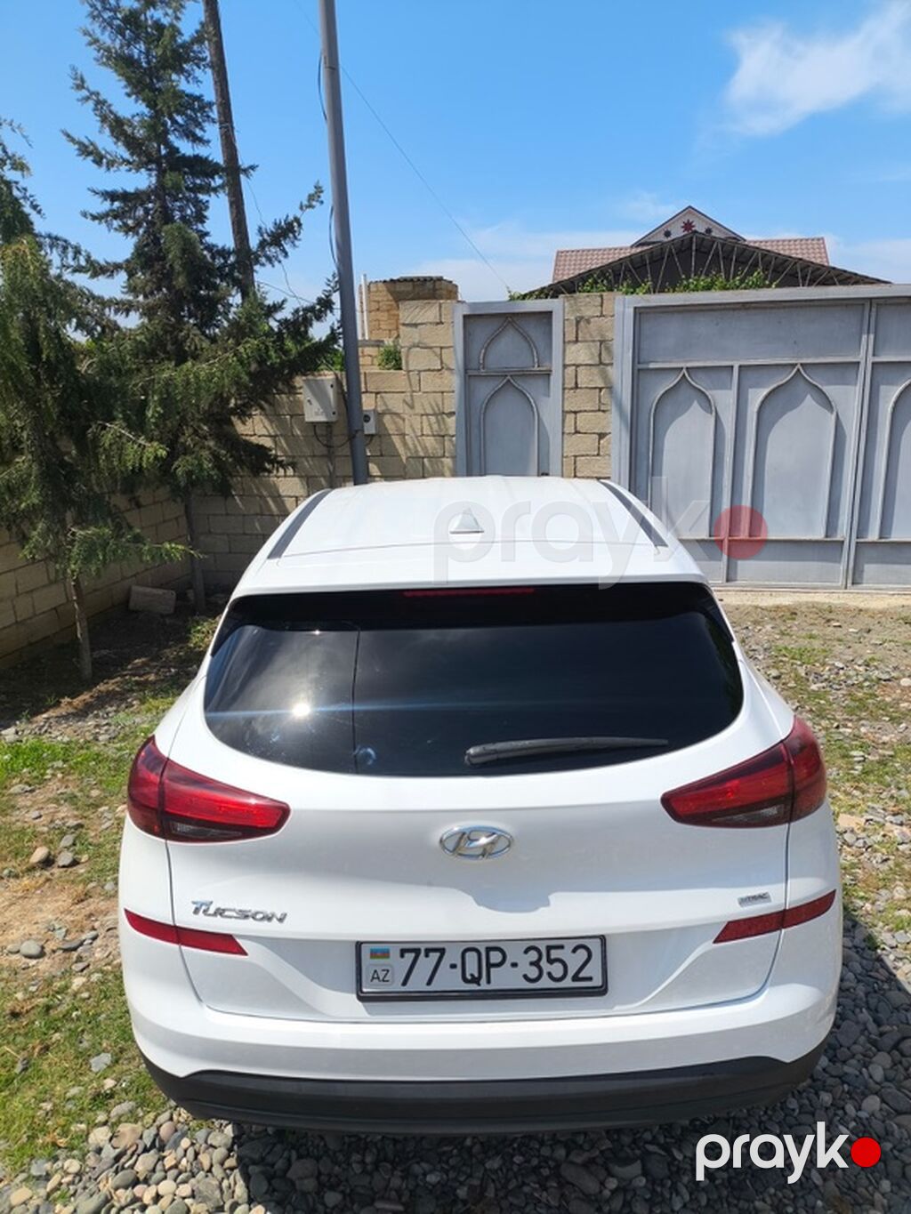 Hyundai Tucson – ağ rəngli, şəhər və kənar səfərlər üçün universal 77-QP-352 — Avtomobillər, Masazır (8)