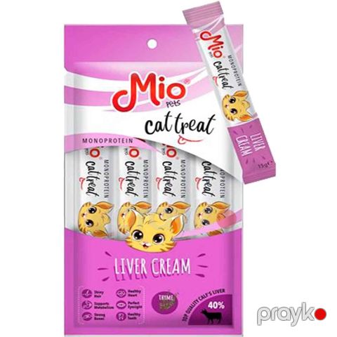 Zolaqlar Mio Cat Prize Cream ciyər ilə 4x15 q — Bakı