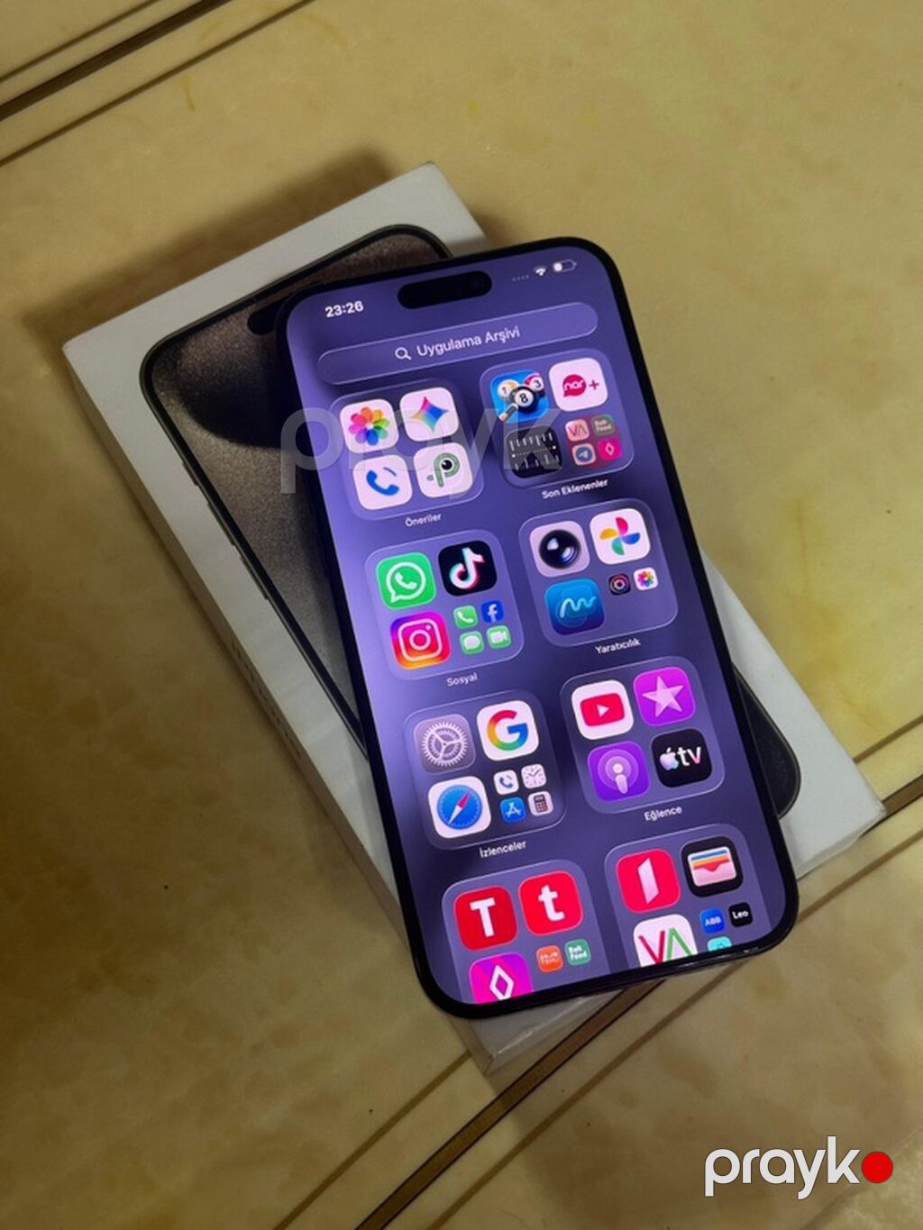 IPhone 15 Pro Max, 256 GB, Black Titanium — Apple iPhone, Digah (3)