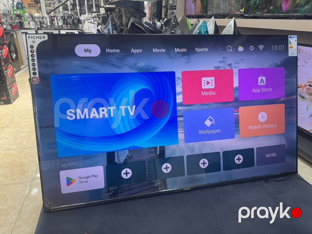 Ficher HAS 65D20 Smart TV – 65" (165 sm), frameless dizayn - Ekran — Televizorlar, Bakı (2)