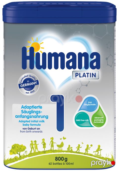 Quru südlü qatışıq Humana Platin 1, 0-6 ay, 800 q — Bakı