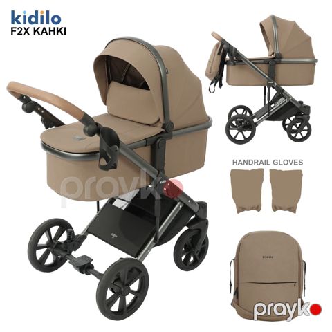Uşaq arabası Kidilo F2X, krem — Bakı