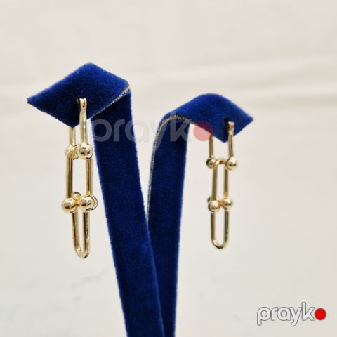 Sırğa qadınlar üçün Azgold 10464, qızıl 585 əyar VJ970184 No Brand — Bakı