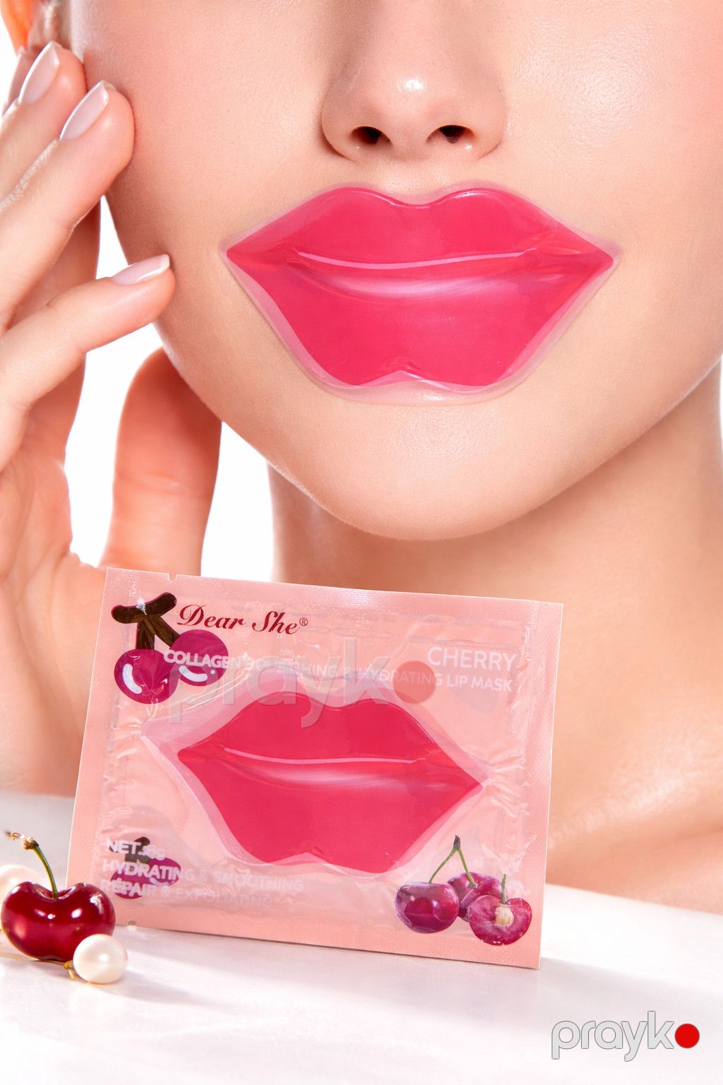 Dodaqlar üçün maska-patç Dear She Collagen Cherry 8 q — Mallar, Bakı (2)