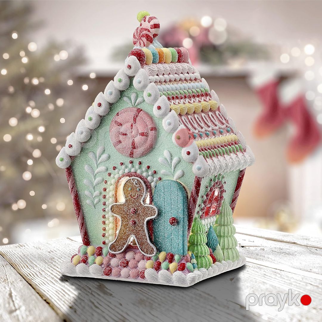 Milad evi XM573, plastik/qatran, rəngbərəng, 20x32 sm — Mallar, Bakı (2)