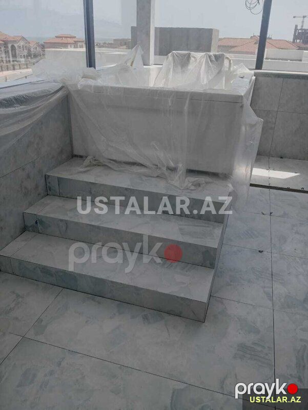 Kafel metlax — Plitə işləri, Bakı (6)
