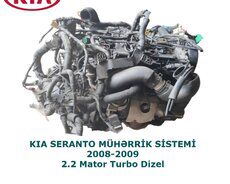 Kia Sorento 2.2 Turbo Dizel Mühərrik Sistemi (2008-2009) — Bakı