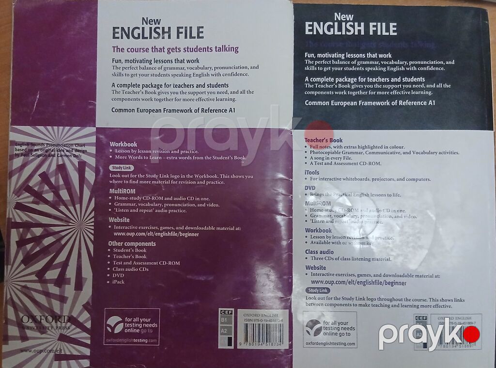 İki kitab birlikdə 10 azn. Məhsul: New English File – Beginner — Kitablar, Gəncə (2)